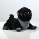 Копилка "Мопс" флок, чёрный цвет, 20 см