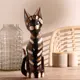 Сувенир интерьерный "Кошка с овальными пятнами" 5.5x11x40 см