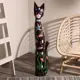 Сувенир интерьерный "Кошка с ярким рисунком" 21x7.5x100 см
