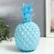 Сувенир интерьерный "Ананас голубой" матовый 24x14x14 см