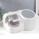 Шкатулка для косметики зеркало с подсветкой "Белоснежная" 37.5x22x31 см