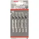 Пилка для лобзика Bosch T 101 BIF Special for Laminate, 5 шт. 2608636431