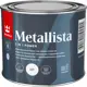 Эмаль по ржавчине 3 в 1 Tikkurila Metallista черная глянцевая 0.4 л