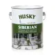 Краска для дерева на льняном масле Husky Siberian база А цвет белый, 2,7 л