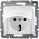 Силовая розетка Legrand Valena 2К+3 с откидной крышкой на винтах 10/16 А 230/250 В~ белый 774422