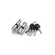 Цилиндровый механизм Punto (A202/70) A2002Knob70 (30+10+30) с вертушкой SN никель