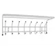 Вешалка Nika 26.5x24x26.5 см 8 крючков цвет серебро