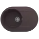 Врезная мойка Domaci Солерно DN 750-06 75x50x20 см кварц цвет коричневый трюфель