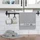 Набор махровых кухонных полотенец Dog bon appetit светло-серый 30x60 см 5 шт