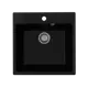 Врезная мойка Domaci Солерно DF 505-07 50.50x50.50x20 см кварц цвет черный
