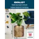Напольное кашпо для цветов Idealist Lite Лист золотое 31x31 см 23.4 л