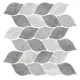 Наклейка декоративная 3D мозаика Лепестки 25x25 см