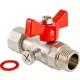 Кран шаровый для подключения манометра Valtec 1/2" наружный / внутренний