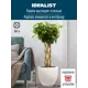 Напольное кашпо для цветов Idealist Lite Лотус слоновая кость 37x33.5 см 36 л