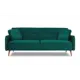 Диван Finsoffa Hygge 206x86x90 см велюр цвет зеленый