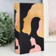 Шкатулка сейф-книга "Лица" 21x13x5 см