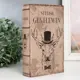 Шкатулка сейф-книга "Олень в цилиндре и с пенсне" 21x13x5 см