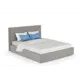 Кровать Нижегородмебель и к Милана 172x104x217 см цвет светло-серый