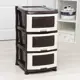 Комод Виолет 1118718 3 ящика 39x47x73 см пластик цвет бежевый