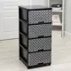 Комод 4700169 4 ящика 50x40x98.5 см пластик цвет серый