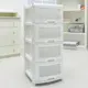 Комод Виолет 2826298 4 ящика 39x47x95 см пластик цвет белый