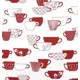 Ткань на отрез Kinnamark A cup of coffe ширина ткани 150 см 100% хлопок цена за 1 метр погонный