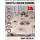 Клеенка Dekorama 052В-22, прямоугольная, 220х140, цвет коричневый