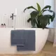 Набор махровых полотенец Бриз темно-серый 50x80 см+70x130 см