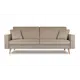 Диван Finsoffa Berus 214x86x90 см рогожка цвет бежевый