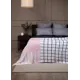 Плед Buenas Noches 9209, 160x200 см, полиэстер, цвет розово-белый