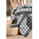 Плед Arya Home Rocket 200x220 см хлопок цвет серый