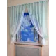 Штора на шторной ленте Мила 270х180 см цвет мятный