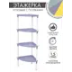 Стеллаж для ванной комнаты Berossi 480587a0 40x94.50x27.50см цвет сиреневый