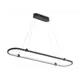 Люстра подвесная светодиодная AMBRELLA LIGHT FL5589 Comfort 22 м² теплый белый свет цвет черный