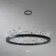 Люстра подвесная светодиодная IMPERIUMLOFT 179755-26 Quartz 1.50 м² теплый белый свет цвет черный