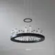 Люстра подвесная светодиодная IMPERIUMLOFT 179754-26 Quartz 1 м² теплый белый свет цвет черный