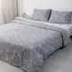 Комплект постельного белья Ночь Нежна Грань в.2 (сер.) 7352-2+7353-1 Поплин 2 сп 70x70 (2) стандарт