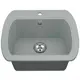 Мойка врезная прямоугольная 49x22x56 см VIGRO VG203 серый искусственный камень цвет серый
