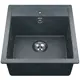 Мойка врезная прямоугольная 50x19.5x46 см VIGRO VG202 грей искусственный камень цвет серый антрацит