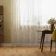 Тюль на ленте Inspire Maple 250x280 см цвет бело-коричневый