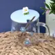 Кружка 460 мл Flower eternity стекло цвет голубой