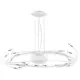 Люстра подвесная LIGHTSTAR Ovale 784346 24 лампы 24 м² цвет белый