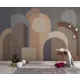 Фотообои на стену флизелиновые 3d Круги геометрия Абстракция 400x270 см Luxury Walls AM21604