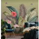 Фотообои на стену флизелиновые 3d Пальмовые листья 300x270 см Luxury Walls AM24203