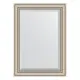 Зеркало с фацетом в багетной раме Evoform серебряный акведук 93 мм 77x107 см BY 1298