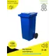 Мусорный контейнер Intellpack 120ip-27C29BL 120 л на колёсах синий