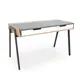 Компьютерный стол М-сервис AconGrayWhite 125x76x60 см ЛДСП цвет антрацит