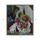 Картина в раме Декор депо "Ксения Черномор. Натюрморт с белой розой" 85x75 см