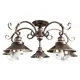 Люстра потолочная Arte Lamp 7 A4577PL-5CK, 5 ламп, цвет коричневый