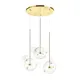 Люстра светодиодная Odeon Light Bubbles 4640-36LA цвет золотой